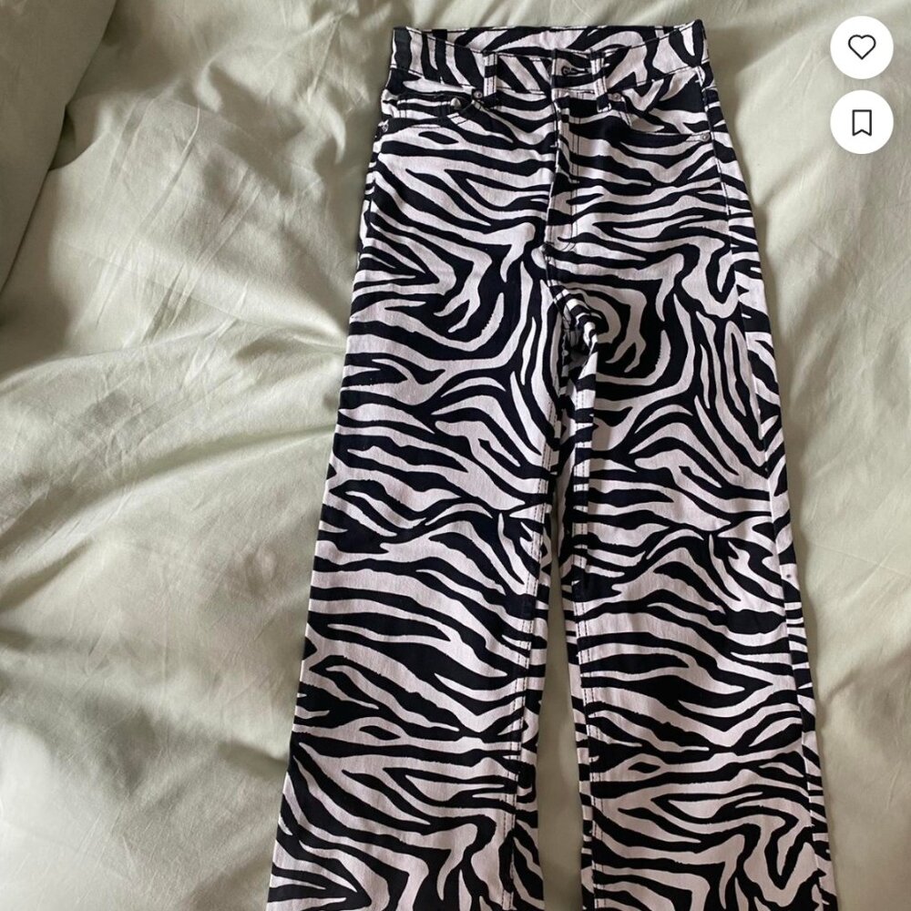 H&M Women's Zebra Trousers